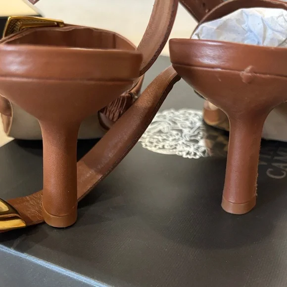 Vince Camuto Women's Caramel Brown Sandals - Picture 7 of 12